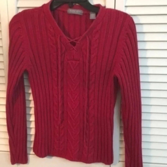 Kate Hill Sweater Blouse. Size M